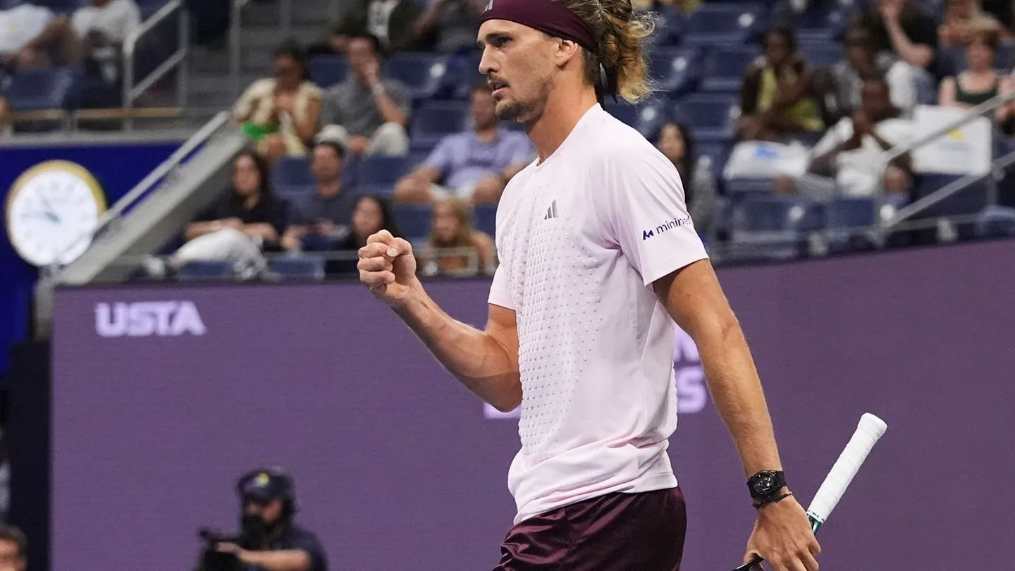 Tennis: Trotz Schlägerwurf – Zverev souverän im Achtelfinale