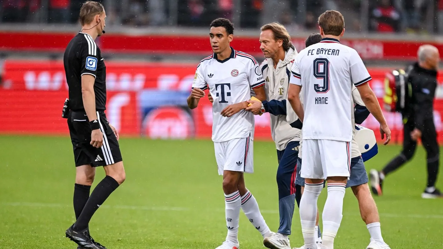 Bayern-Test in Heidenheim: Musiala sorgt für Moment der Sorge – Klub und Ärzte geben schnell Entwarnung